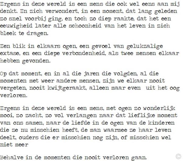 Ergens in deze wereld... no. 1